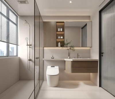 现代卫生间3D模型下载